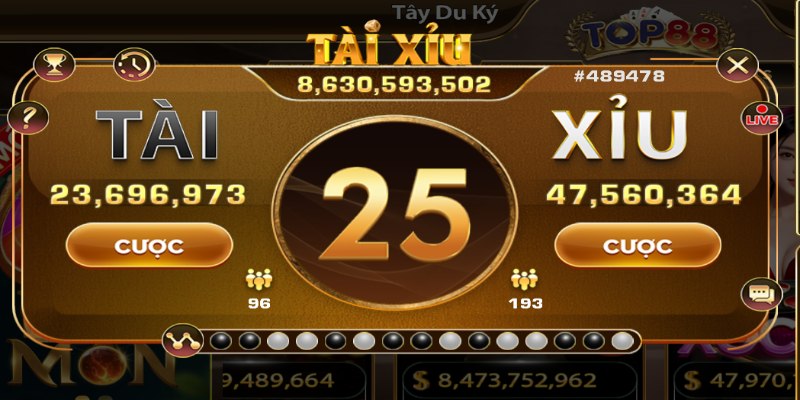 Thông tin về cách chơi Tài Xỉu TOP88 luôn thắng