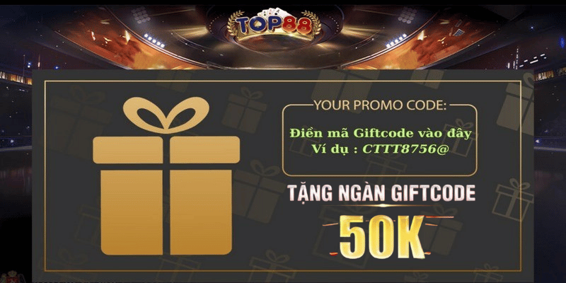 Hướng dẫn Nhận giftcode TOP88 cho người mới